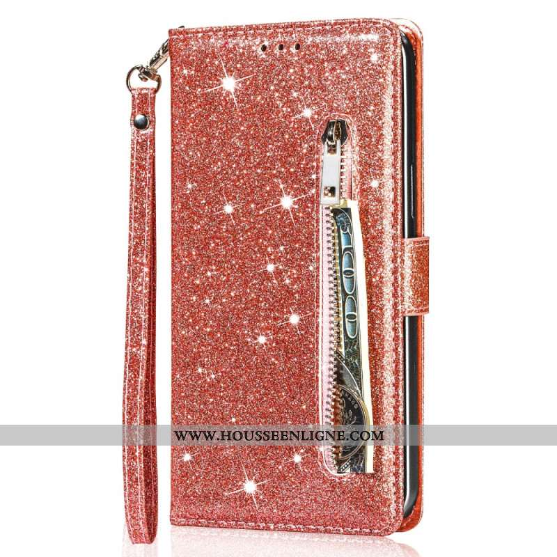 Housse Xiaomi Redmi Note 13 5G Pochette Frontale Paillettes