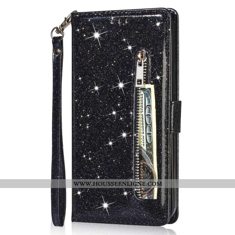 Housse Xiaomi Redmi Note 13 5G Pochette Frontale Paillettes