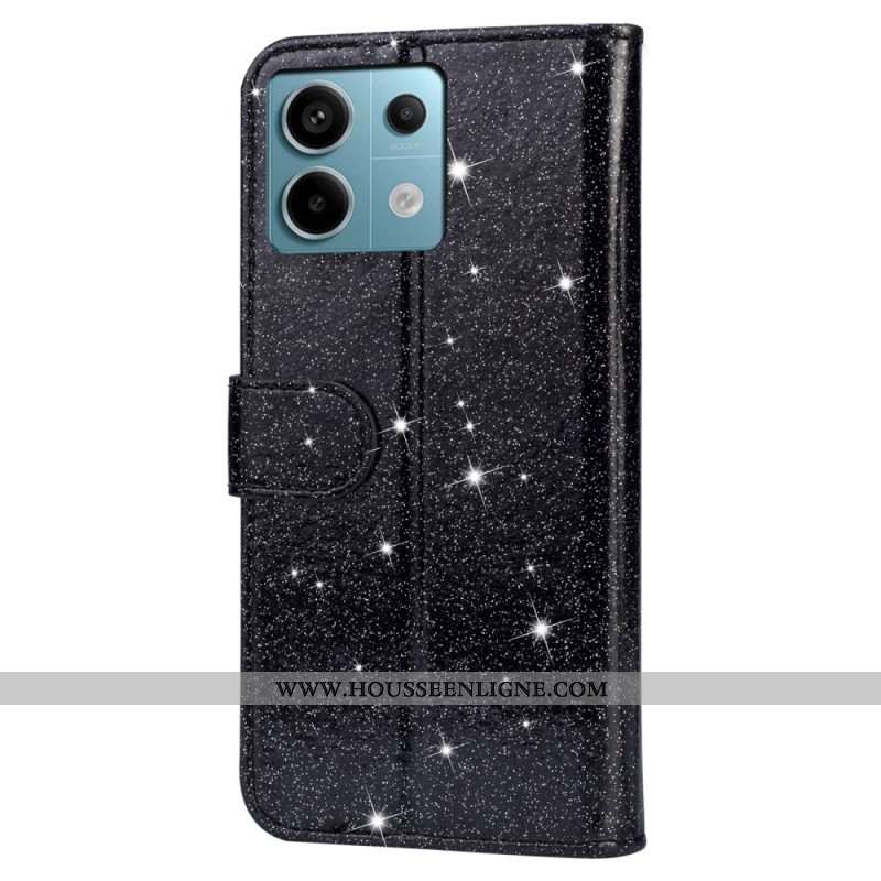 Housse Xiaomi Redmi Note 13 5G Pochette Frontale Paillettes