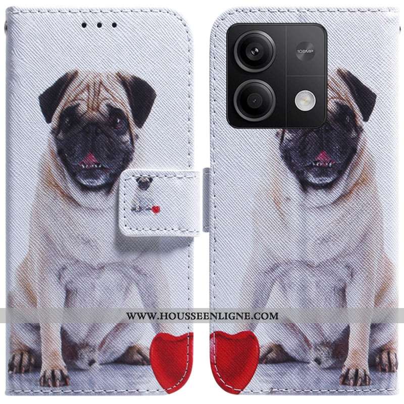 Housse Xiaomi Redmi Note 13 5G Pug Dog