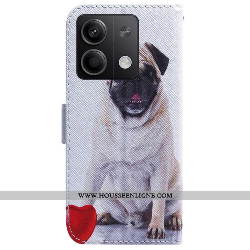 Housse Xiaomi Redmi Note 13 5G Pug Dog