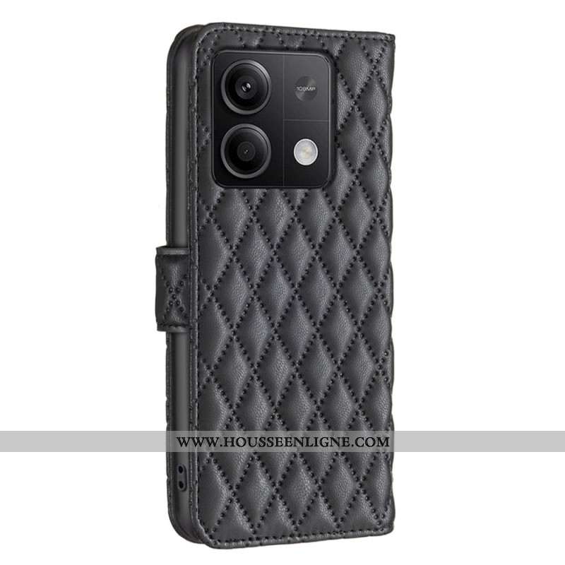 Housse Xiaomi Redmi Note 13 5G Style Matelssé BINFEN COLOR