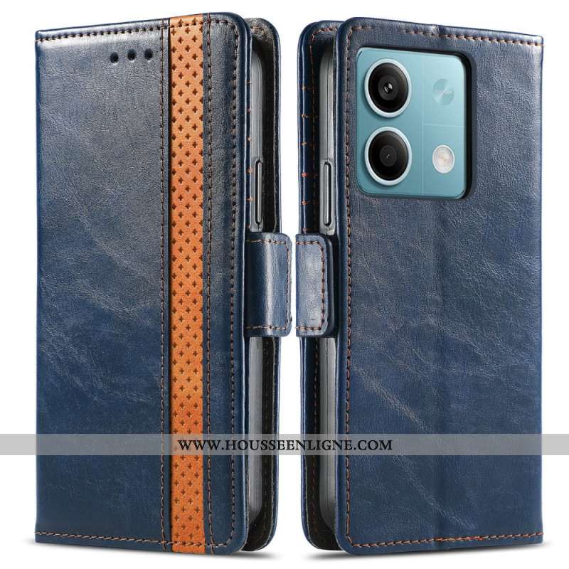 Housse Xiaomi Redmi Note 13 5G Vintage avec Blocage RFID CASENEO