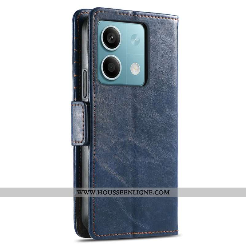 Housse Xiaomi Redmi Note 13 5G Vintage avec Blocage RFID CASENEO