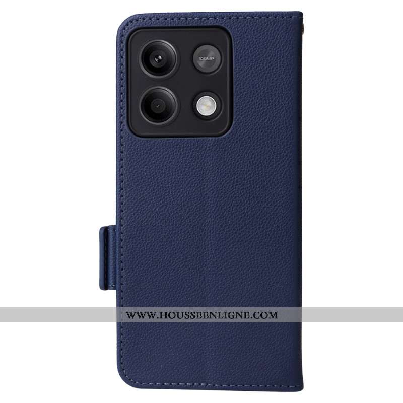 Housse Xiaomi Redmi Note 13 5G avec Portefeuille à Lanière