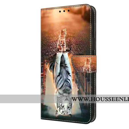 Housse Xiaomi Redmi Note 13 5G avec motif 3D Rêve de Chaton