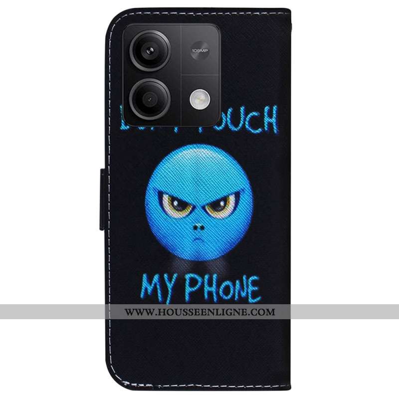 Housse Xiaomi Redmi Note 13 5G Émoji Don't Touch My Phone