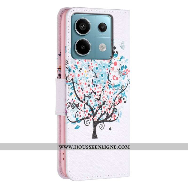 Housse Xiaomi Redmi Note 13 Pro 4G / Poco M6 Pro 4G Arbre Fleuri