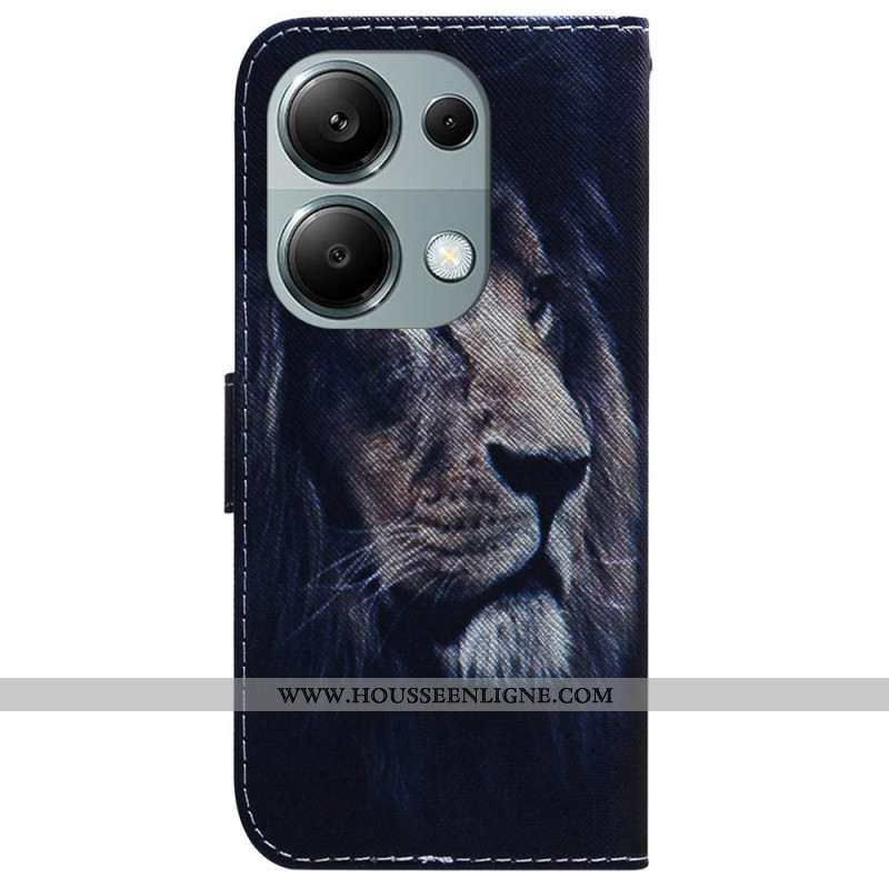 Housse Xiaomi Redmi Note 13 Pro 4G / Poco M6 Pro 4G Dreaming Lion