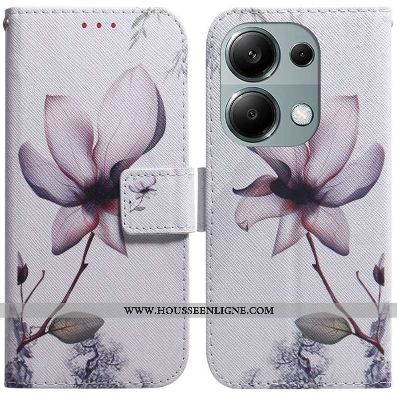 Housse Xiaomi Redmi Note 13 Pro 4G / Poco M6 Pro 4G Fleur Rose