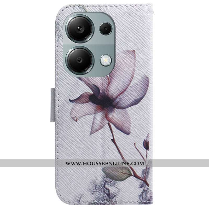 Housse Xiaomi Redmi Note 13 Pro 4G / Poco M6 Pro 4G Fleur Rose