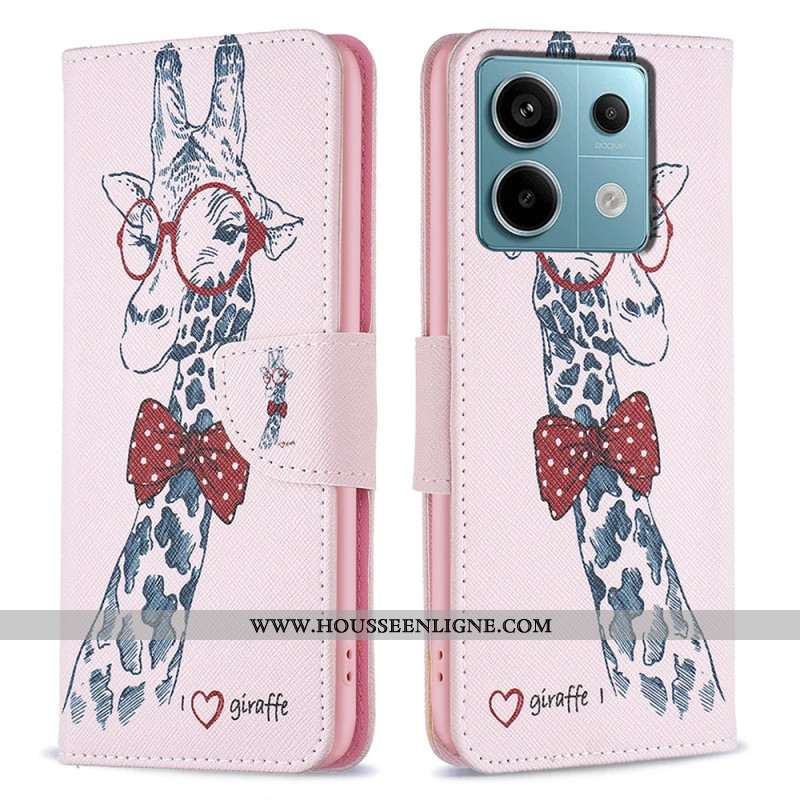 Housse Xiaomi Redmi Note 13 Pro 4G / Poco M6 Pro 4G Girafe Intello