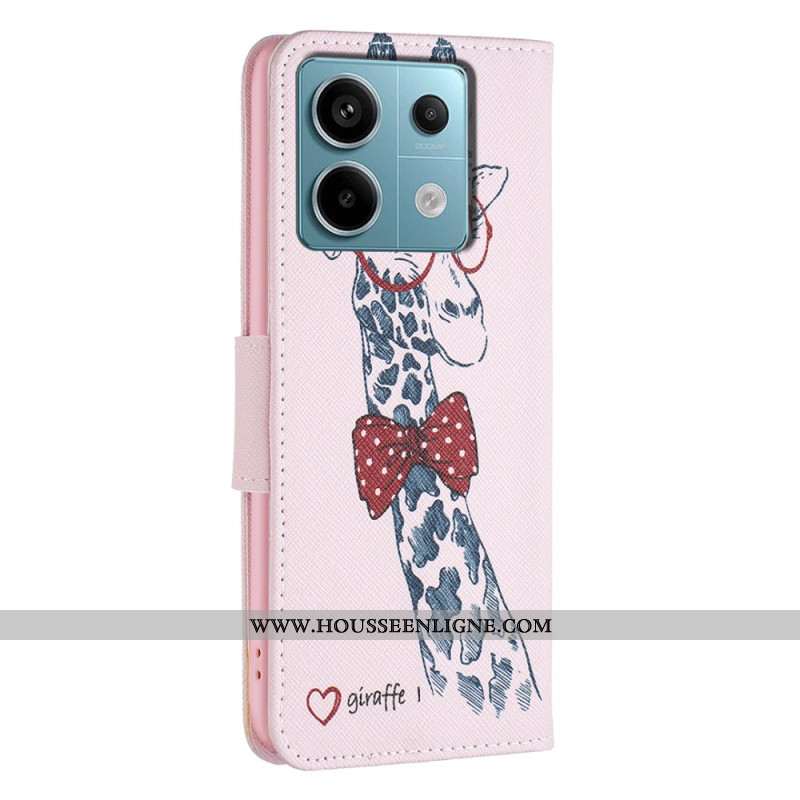 Housse Xiaomi Redmi Note 13 Pro 4G / Poco M6 Pro 4G Girafe Intello