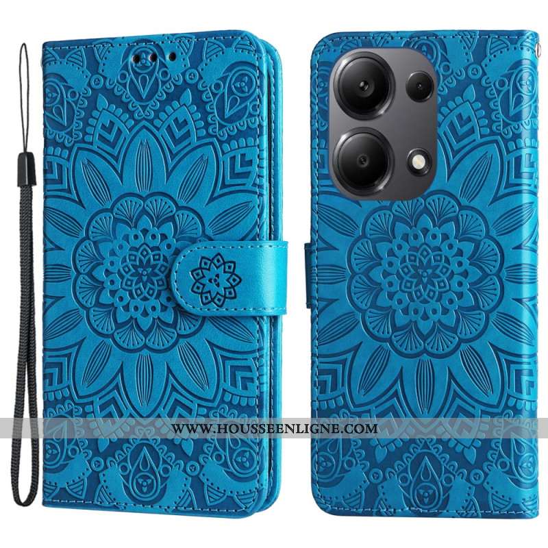 Housse Xiaomi Redmi Note 13 Pro 4G / Poco M6 Pro 4G Mandala à Lanière