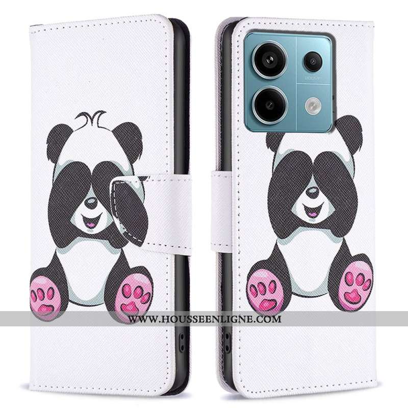 Housse Xiaomi Redmi Note 13 Pro 4G / Poco M6 Pro 4G Motif Panda