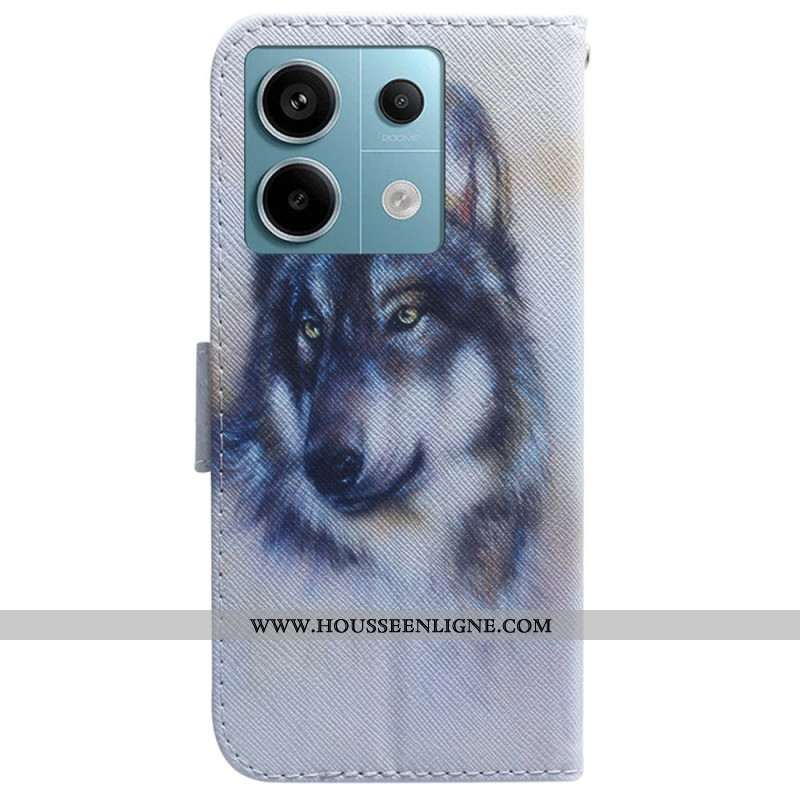 Housse Xiaomi Redmi Note 13 Pro 5G / Poco X6 5G Chien Aquarelle