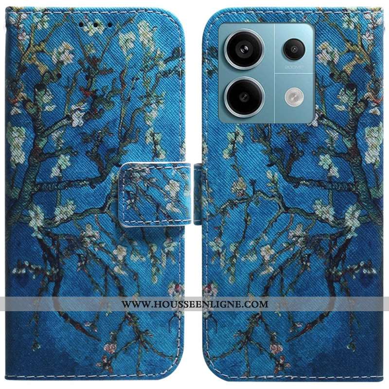 Housse Xiaomi Redmi Note 13 Pro 5G / Poco X6 5G Fleurs d'Abricot