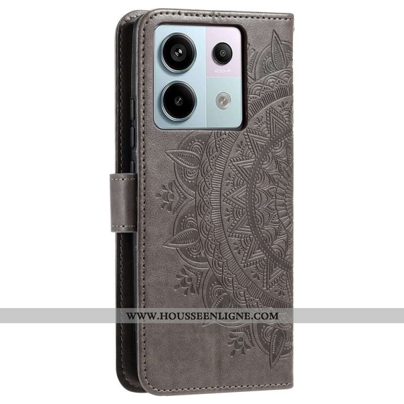 Housse Xiaomi Redmi Note 13 Pro 5G / Poco X6 5G Mandala Soleil à Lanière