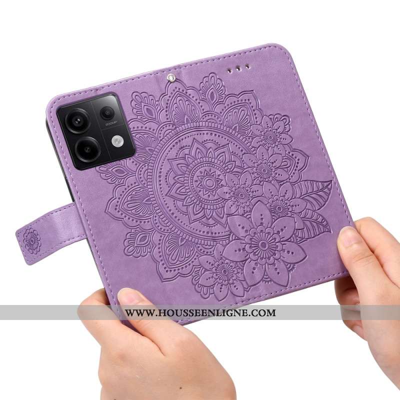 Housse Xiaomi Redmi Note 13 Pro 5G / Poco X6 5G Mandala avec Lanière