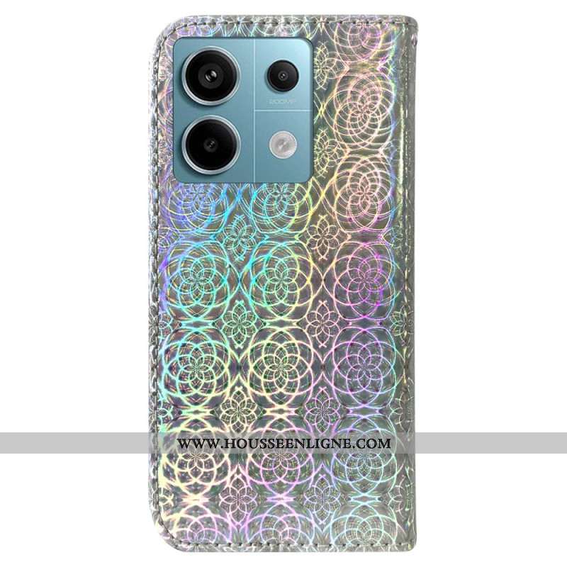 Housse Xiaomi Redmi Note 13 Pro 5G / Poco X6 5G Motif Disco à Lanière