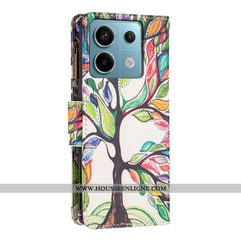 Housse Xiaomi Redmi Note 13 Pro 5G / Poco X6 5G Portefeuille Arbre de Vie