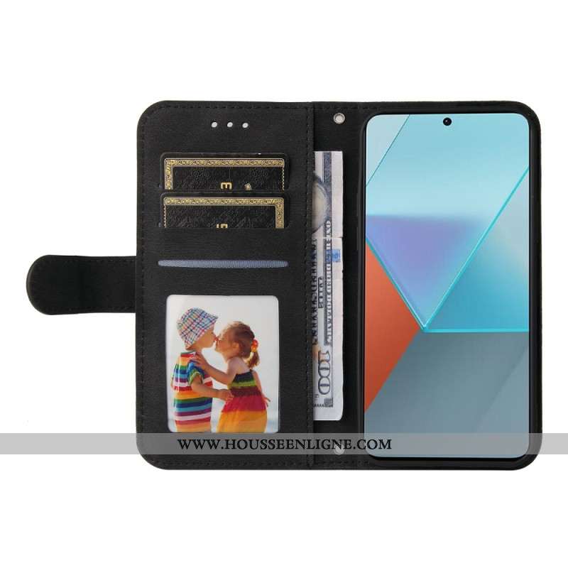 Housse Xiaomi Redmi Note 13 Pro 5G / Poco X6 5G Rivet Décoratif à Lanière