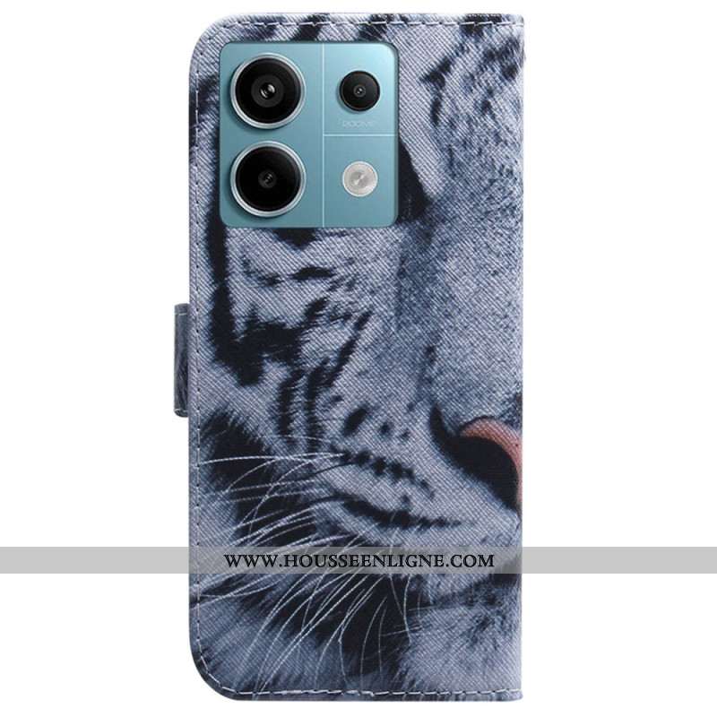 Housse Xiaomi Redmi Note 13 Pro 5G / Poco X6 5G Tigre Blanc