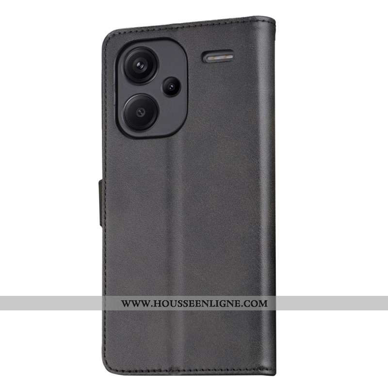 Housse Xiaomi Redmi Note 13 Pro Plus 5G Effet Cuir AZNS