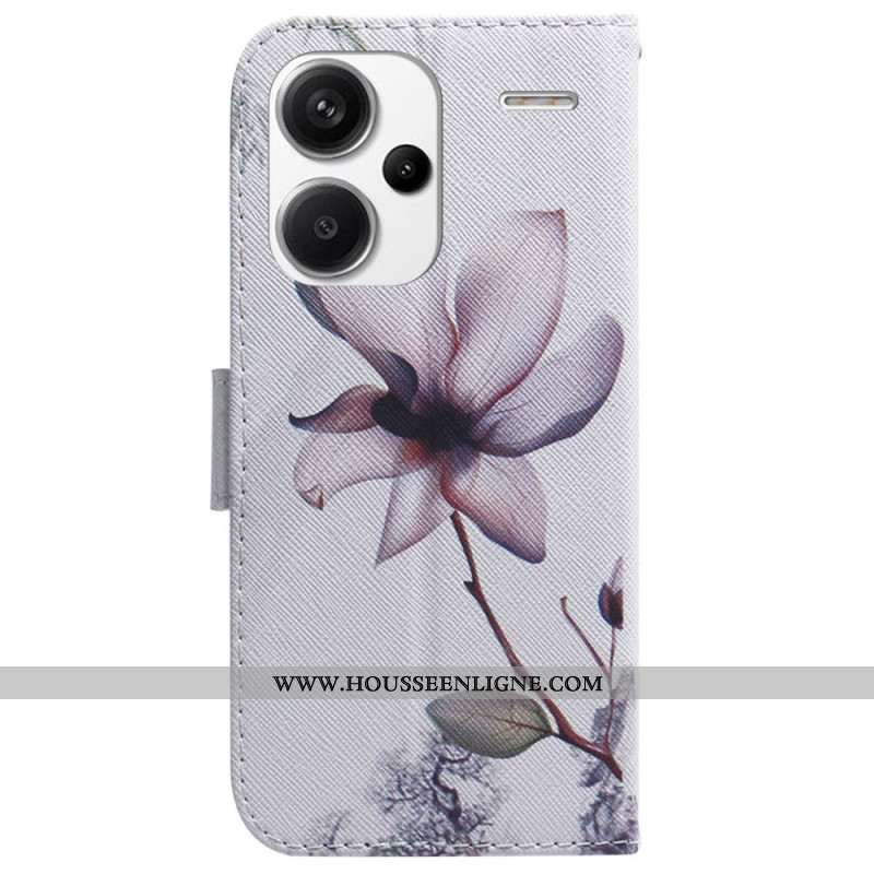 Housse Xiaomi Redmi Note 13 Pro Plus 5G Fleur rose