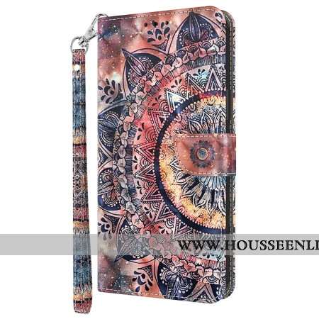 Housse Xiaomi Redmi Note 13 Pro Plus 5G Mandala Coloré à Lanière