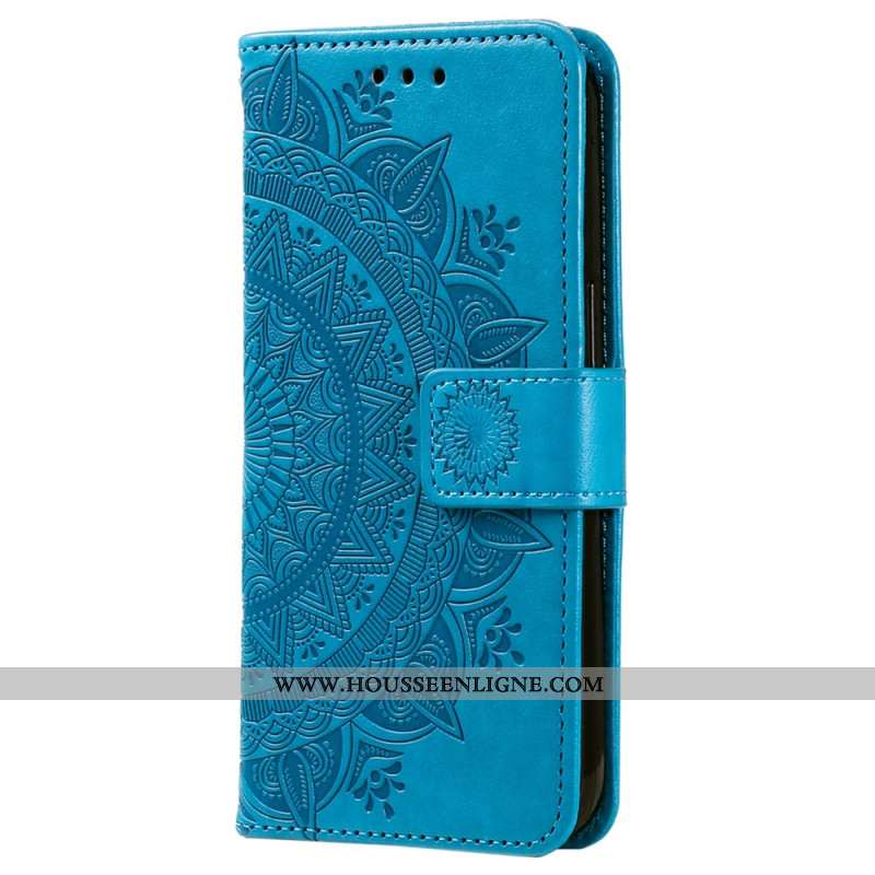 Housse Xiaomi Redmi Note 13 Pro Plus 5G Mandala Soleil à Lanière