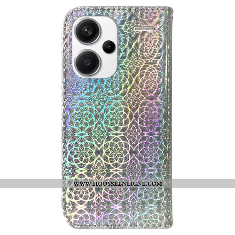 Housse Xiaomi Redmi Note 13 Pro Plus 5G Style Disco à Lanière