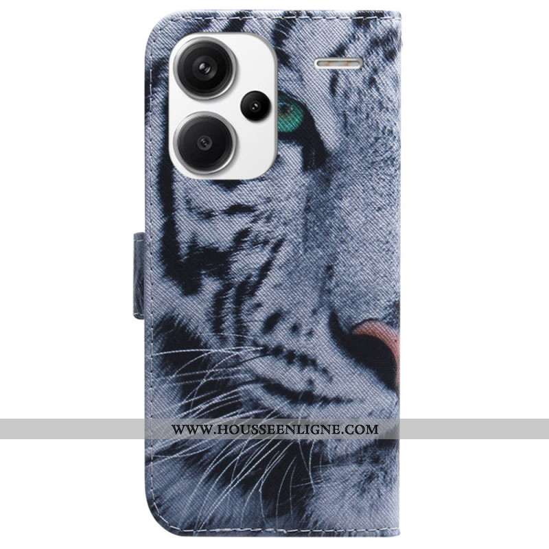 Housse Xiaomi Redmi Note 13 Pro Plus 5G Tigre Blanc