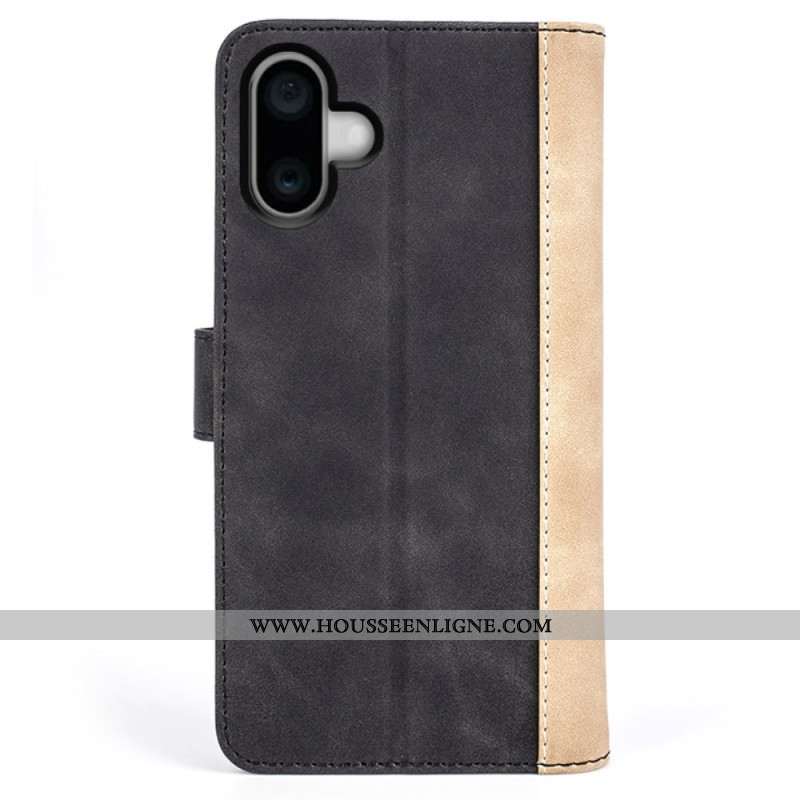 Housse iPhone 16 Bicolore Design