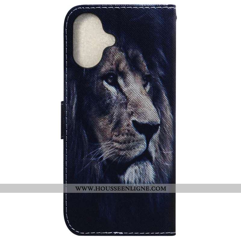 Housse iPhone 16 Dreaming Lion