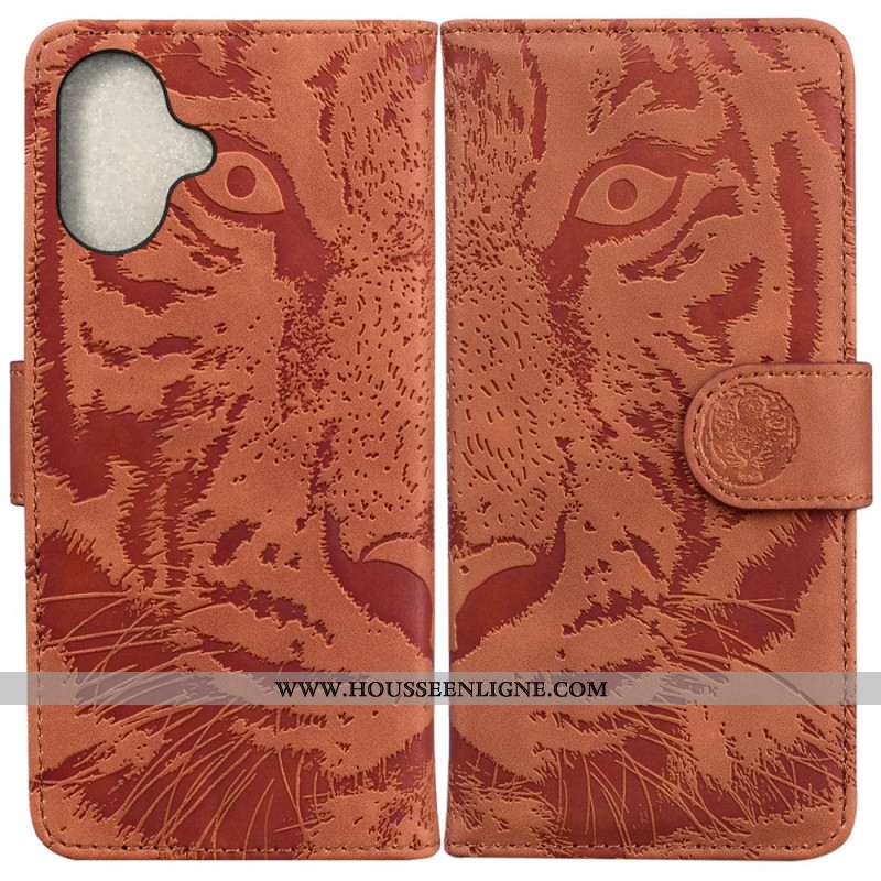 Housse iPhone 16 Empreinte de Tigre