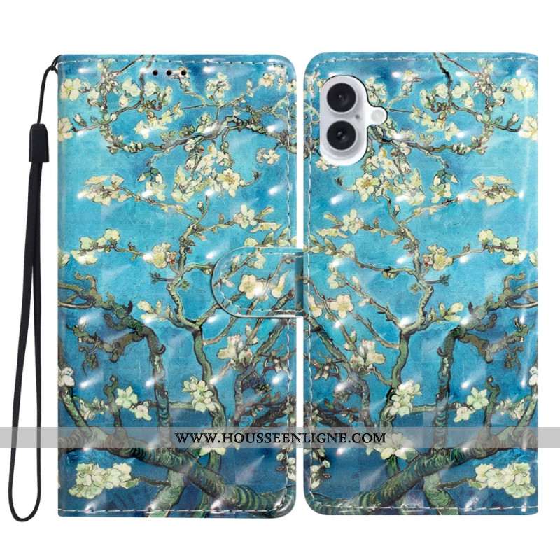 Housse iPhone 16 Fleur d'Abricot