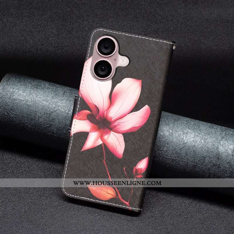 Housse iPhone 16 Lotus