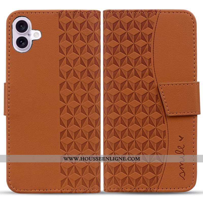 Housse iPhone 16 Motif Losanges