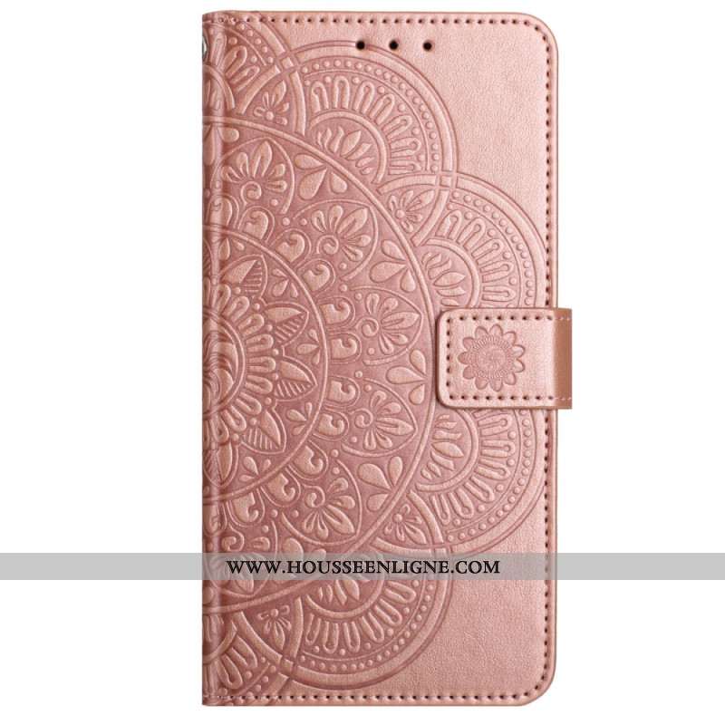 Housse iPhone 16 Motif Mandala à Lanière