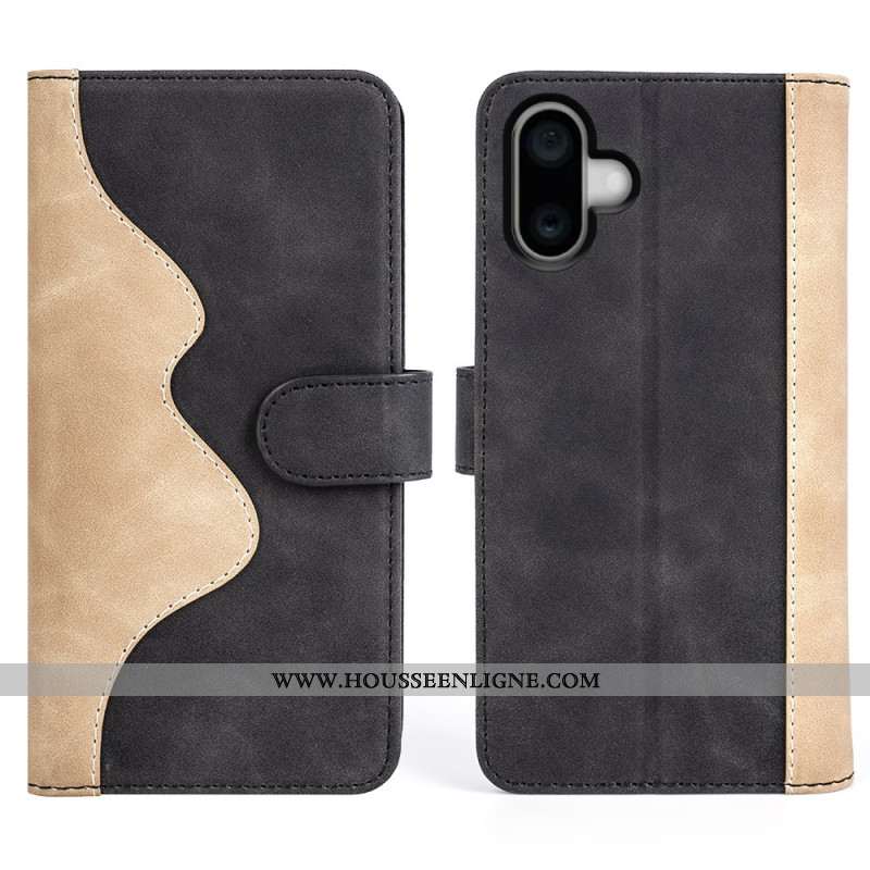 Housse iPhone 16 Plus Bicolore Design