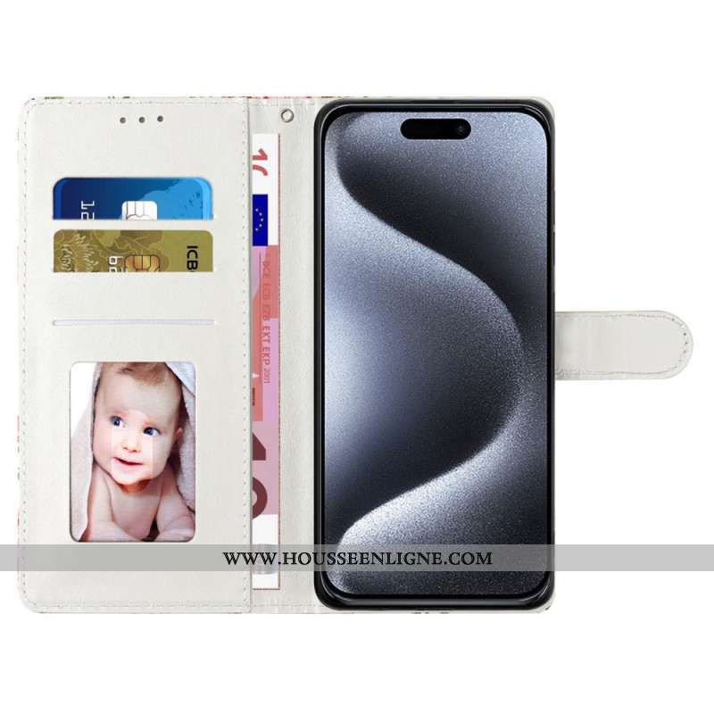 Housse iPhone 16 Plus Chaton à Lanière