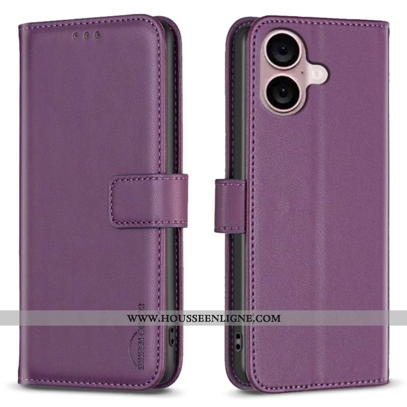 Housse iPhone 16 Plus Classique BINFEN COLOR