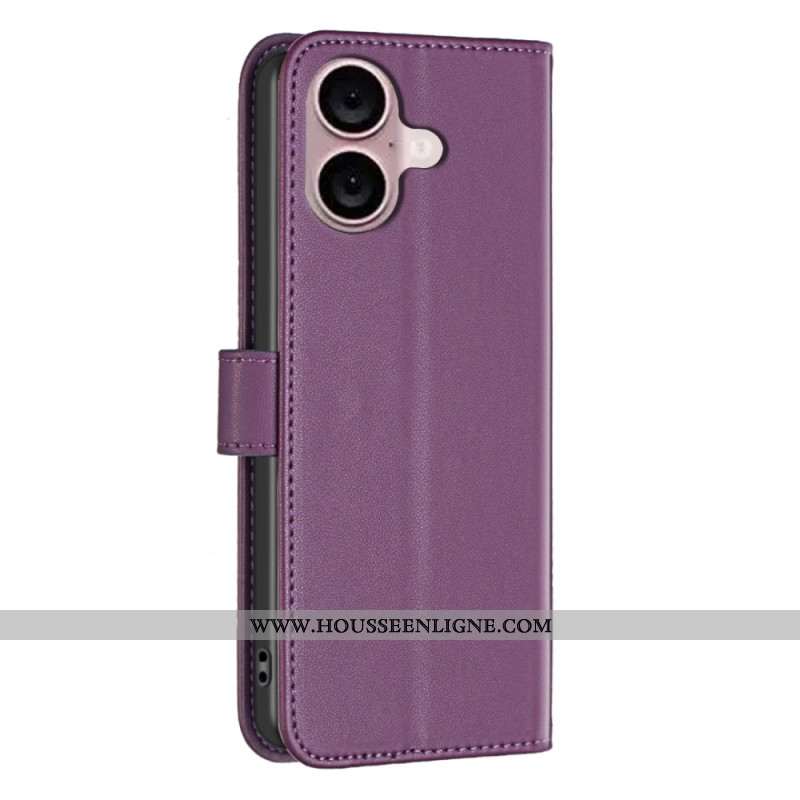 Housse iPhone 16 Plus Classique BINFEN COLOR