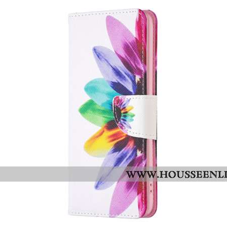 Housse iPhone 16 Plus Fleur Aquarelle