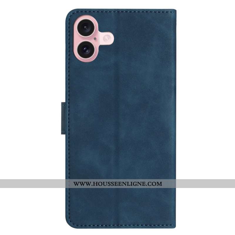 Housse iPhone 16 Plus Frise Papillons