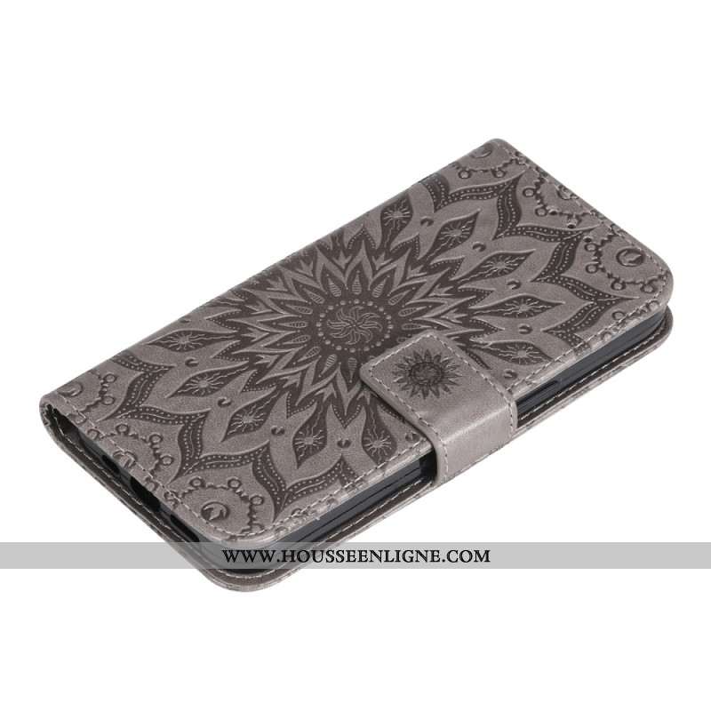 Housse iPhone 16 Plus Motif Mandala avec Lanière