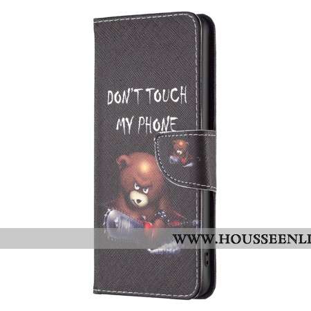 Housse iPhone 16 Plus Ours Don't Touch My Phone