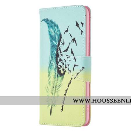 Housse iPhone 16 Plus Plume et Oiseaux