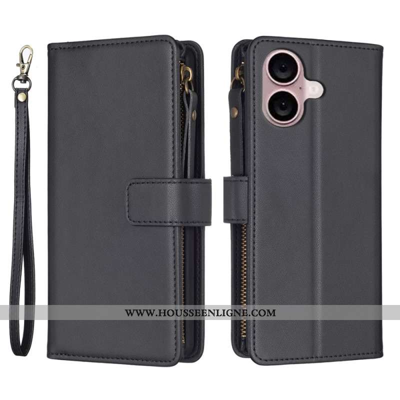 Housse iPhone 16 Plus Portefeuille